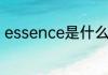 essence是什么意思化妆品中文翻译