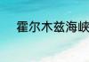 霍尔木兹海峡的地理意义是什么