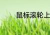 鼠标滚轮上下失灵处理方法