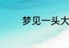 梦见一头大白猪是什么意思
