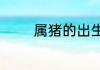 属猪的出生最好是什么时间