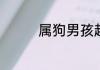 属狗男孩起名宜用字大全