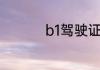 b1驾驶证可以开什么车