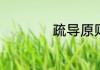 疏导原则是什么意思