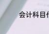 会计科目代码有哪些种类
