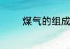 煤气的组成成分都包括哪些