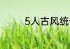 5人古风统一名字骚有哪些