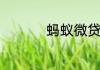 蚂蚁微贷在支付宝哪里