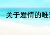关于爱情的唯美美文摘抄经典语录