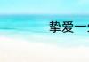 挚爱一生是什么意思