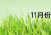 11月份有什么水果