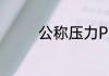 公称压力PN16是什么意思