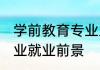 学前教育专业主要学什么 学前教育专业就业前景