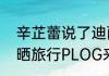 辛芷蕾说了迪丽热巴什么   跟着花少晒旅行PLOG来啦！