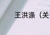 王洪涤（关于王洪涤的简述）