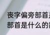 丧字偏旁部首是什么（关于丧字偏旁部首是什么的简单科普）