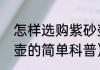 怎样选购紫砂壶（关于怎样选购紫砂壶的简单科普）