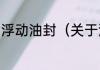 浮动油封（关于浮动油封的简单科普）