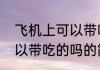 飞机上可以带吃的吗（关于飞机上可以带吃的吗的简单科普）