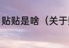 贴贴是啥（关于贴贴是啥的简单科普）