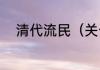 清代流民（关于清代流民的简述）