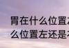 胃在什么位置左还是右（关于胃在什么位置左还是右的简单科普）