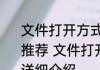 文件打开方式怎么设置默认wps消息推荐 文件打开方式怎么设置默认wps详细介绍