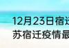 12月23日宿迁本轮疫情累计确诊 江苏宿迁疫情最新通报今天情况