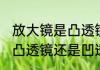 放大镜是凸透镜还是凹透镜(照相机是凸透镜还是凹透镜)