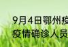 9月4日鄂州疫情情况数据 湖北鄂州疫情确诊人员最新消息