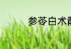 参苓白术散的功效是什么