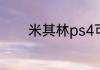 米其林ps4可以交叉换轮胎吗
