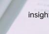 insight是什么意思