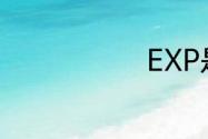 EXP是啥意思