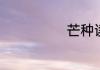 芒种读音怎么读