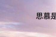 思慕是什么意思