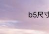 b5尺寸是多少厘米