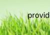 provide是什么意思