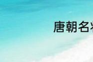 唐朝名将李绩生平