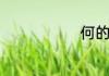 何的历史名人
