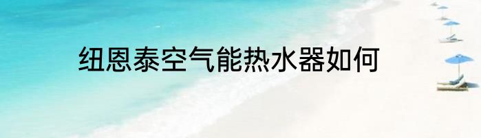 纽恩泰空气能热水器如何