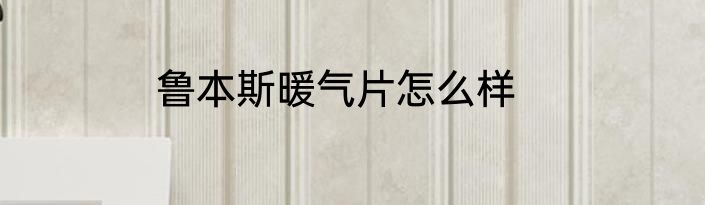 鲁本斯暖气片怎么样