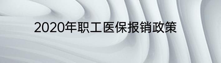 2020年职工医保报销政策