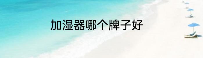 加湿器哪个牌子好