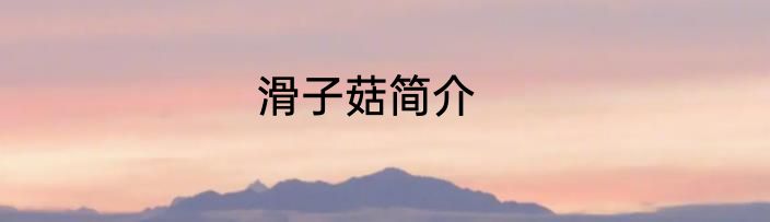 滑子菇简介