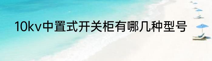 10kv中置式开关柜有哪几种型号