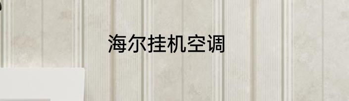 海尔挂机空调