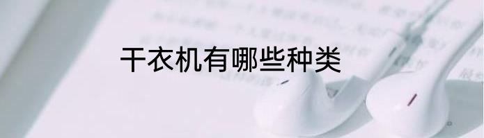 干衣机有哪些种类