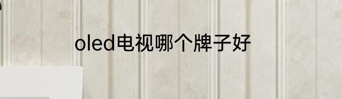 oled电视哪个牌子好