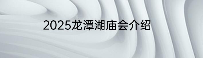 2025龙潭湖庙会介绍